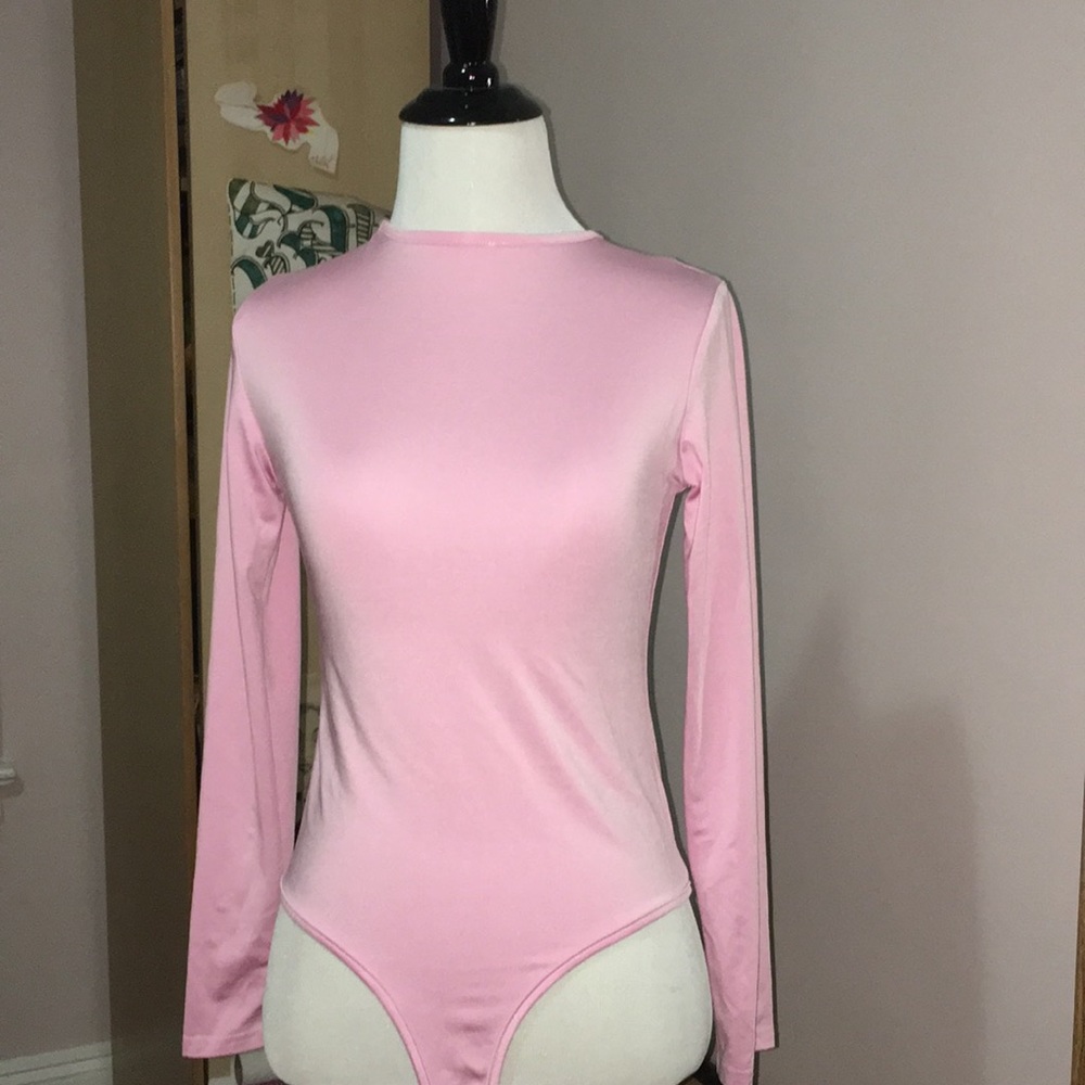 Pink bodysuit